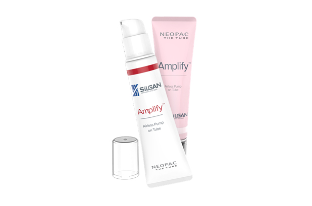 Amplify, example of airless pumps for cosmetics